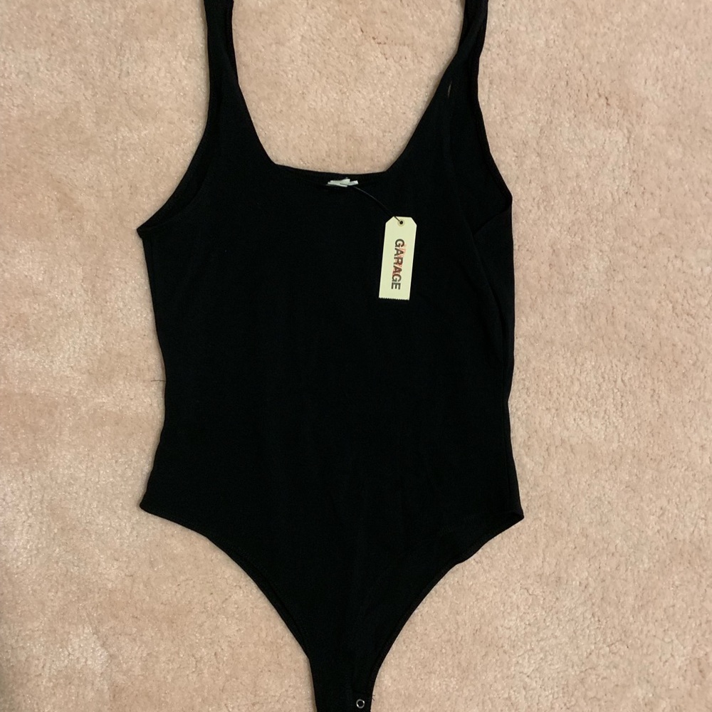 Plain Black Bodysuit
